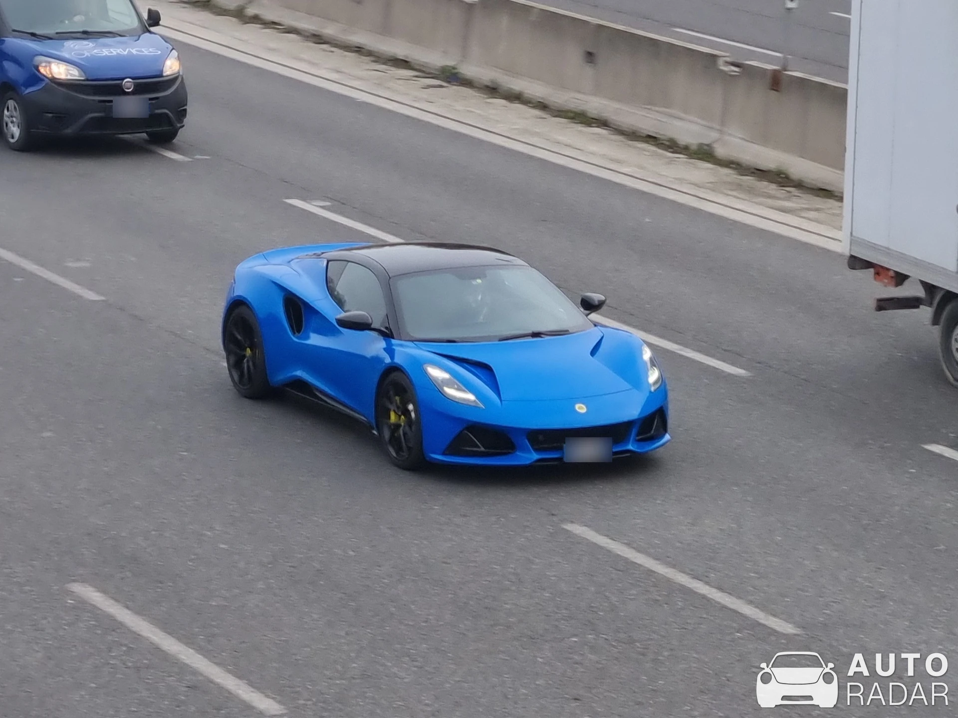 Lotus Emira V6 spotted in Milano, Italy