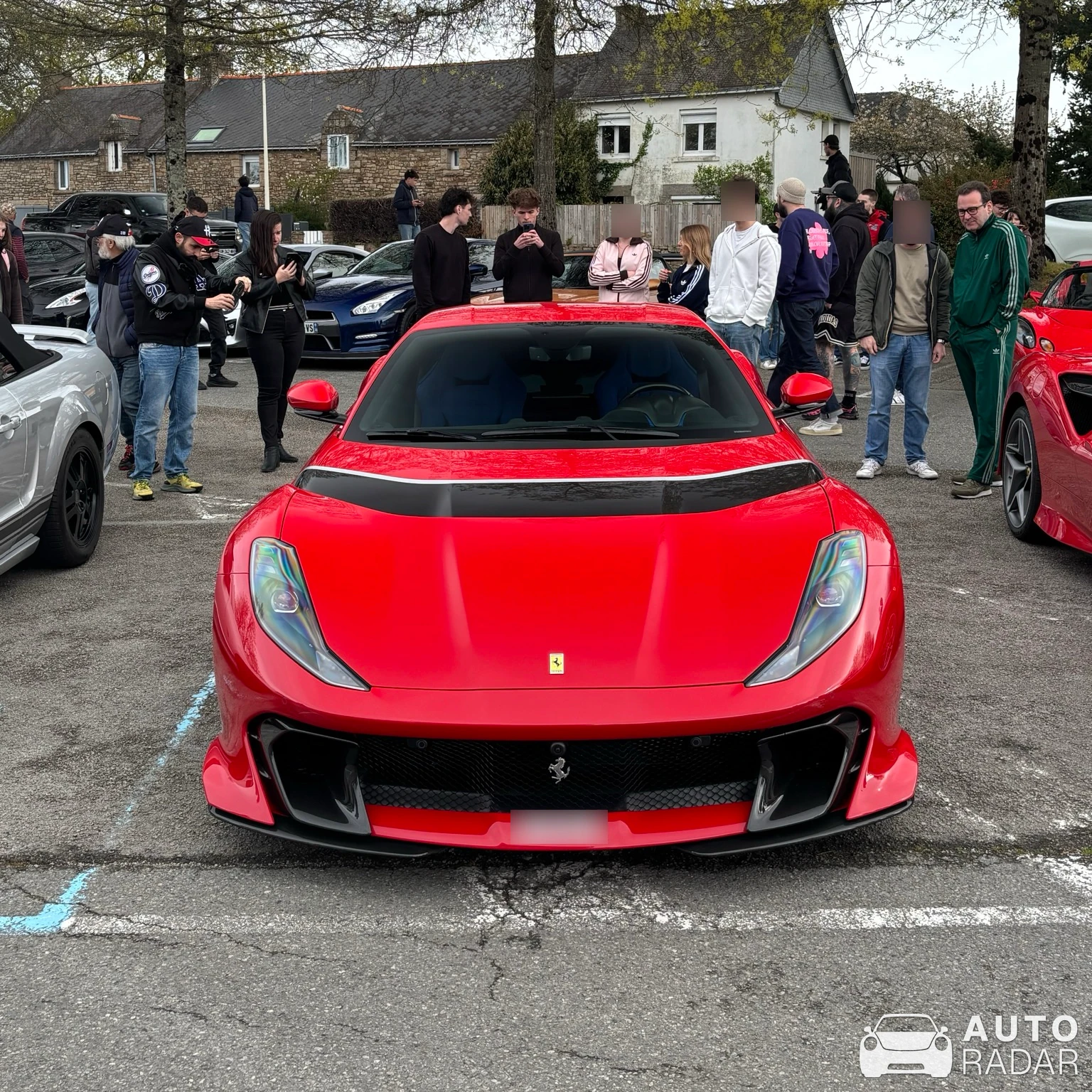 Ferrari 812 Competizione spotted in Séné
