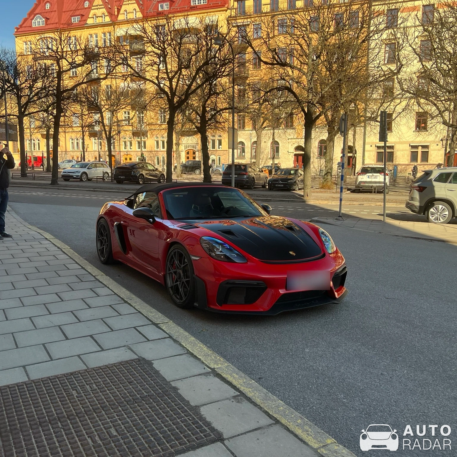 Porsche 718 Spyder RS Weissach spotted