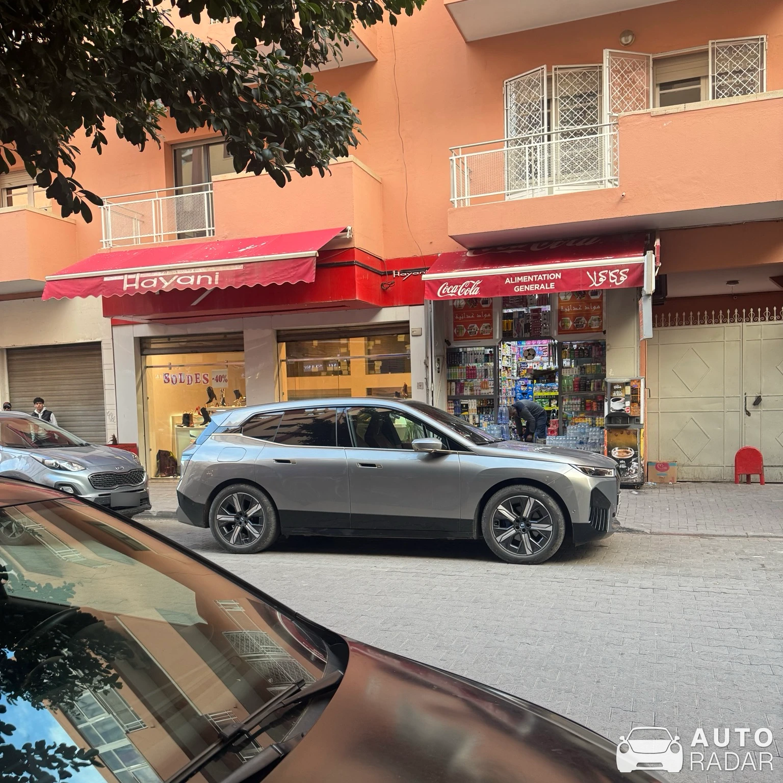 BMW iX i20 spotted in Marrakesh