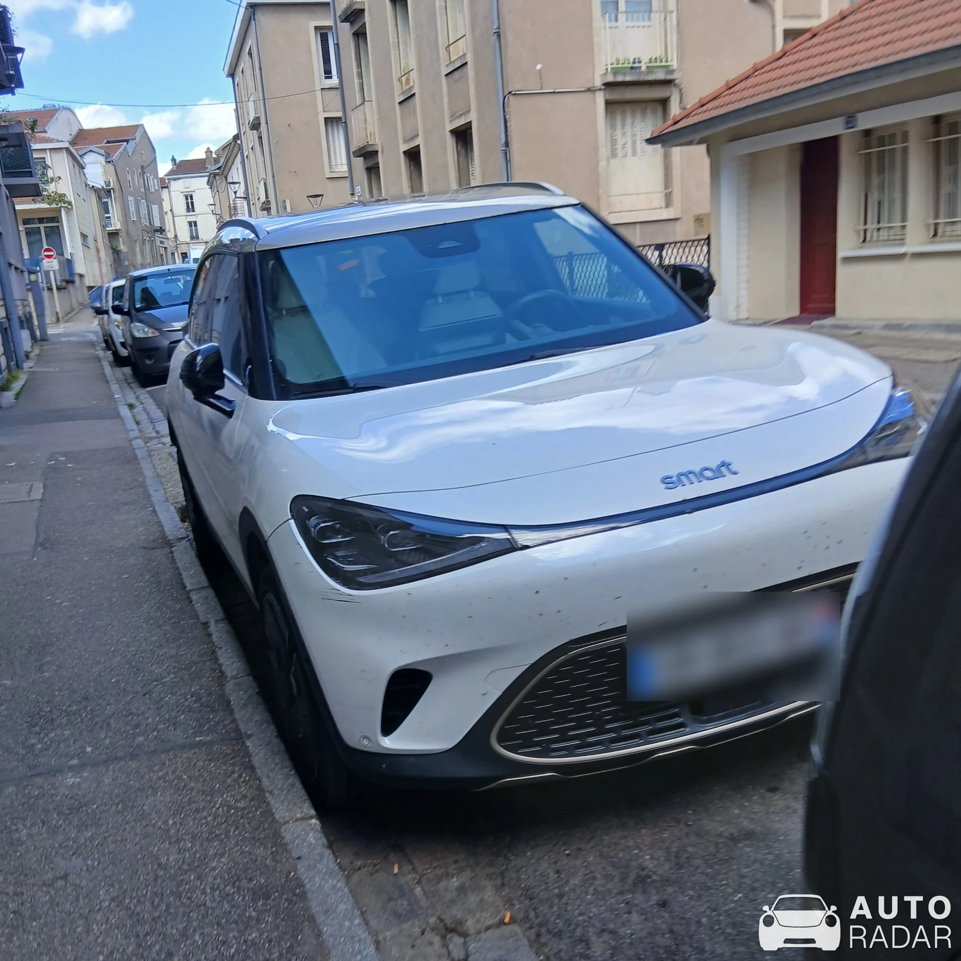 Smart #1 spotted in Toul, France