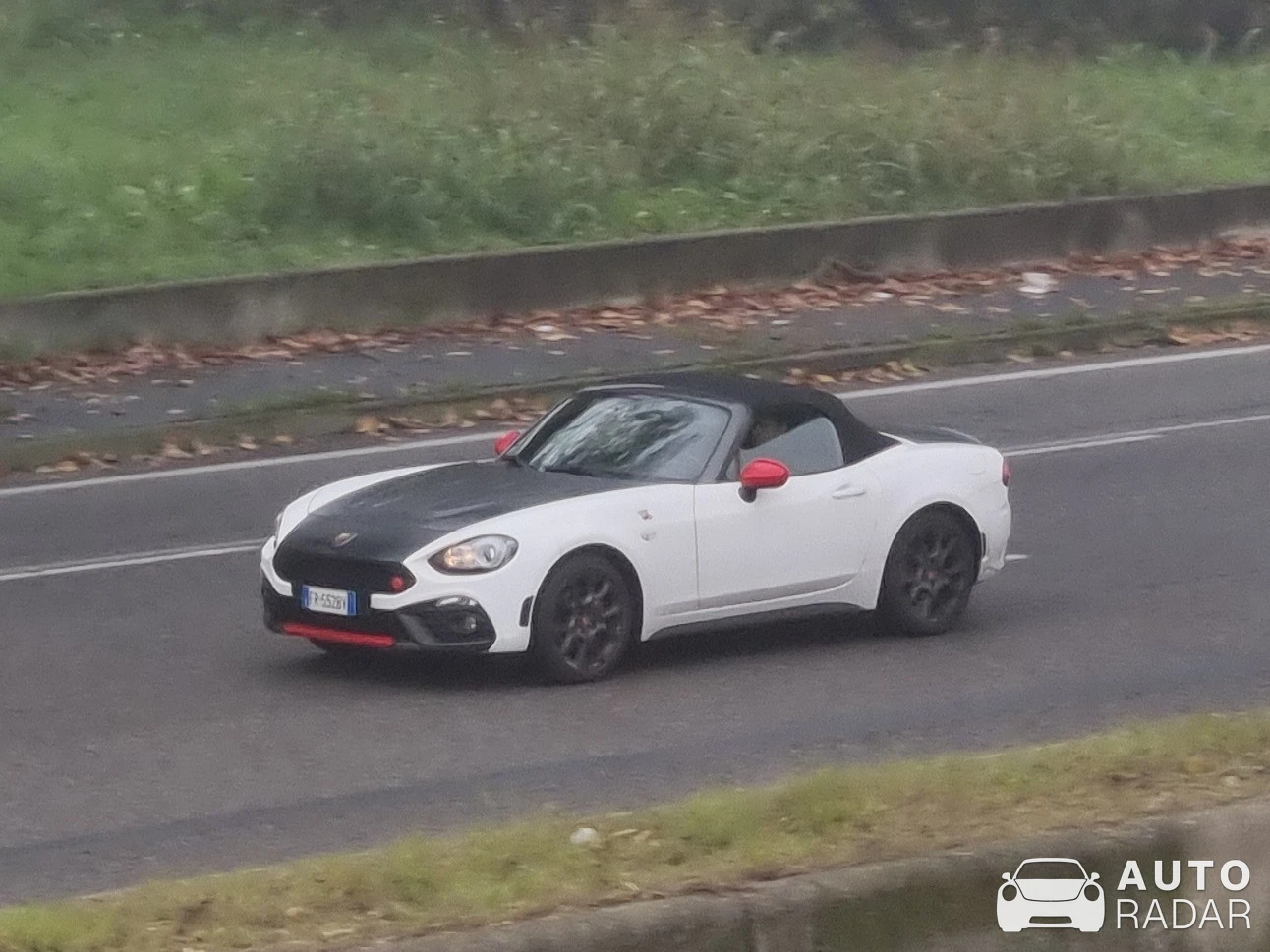Abarth 124 Spyder spotted in Milan, Italy