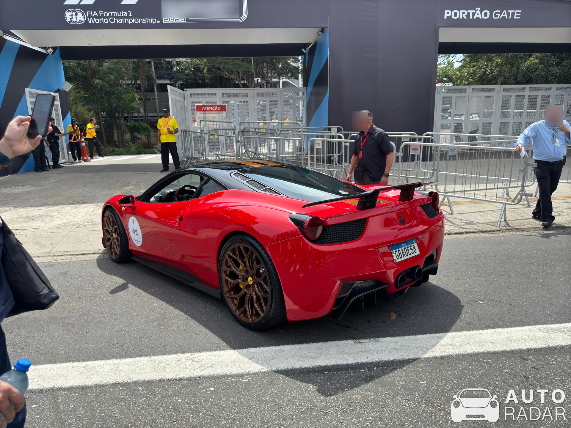 Ferrari 458 Spider spotted in Jardim Malia I, Brazil
