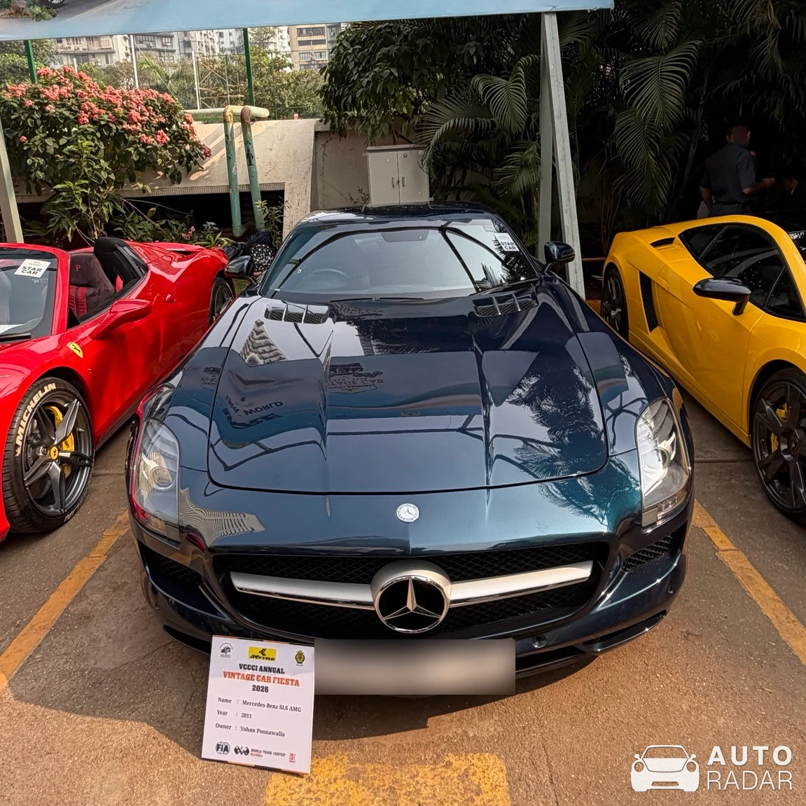 Mercedes-Benz SLS AMG spotted in Mumbai, India