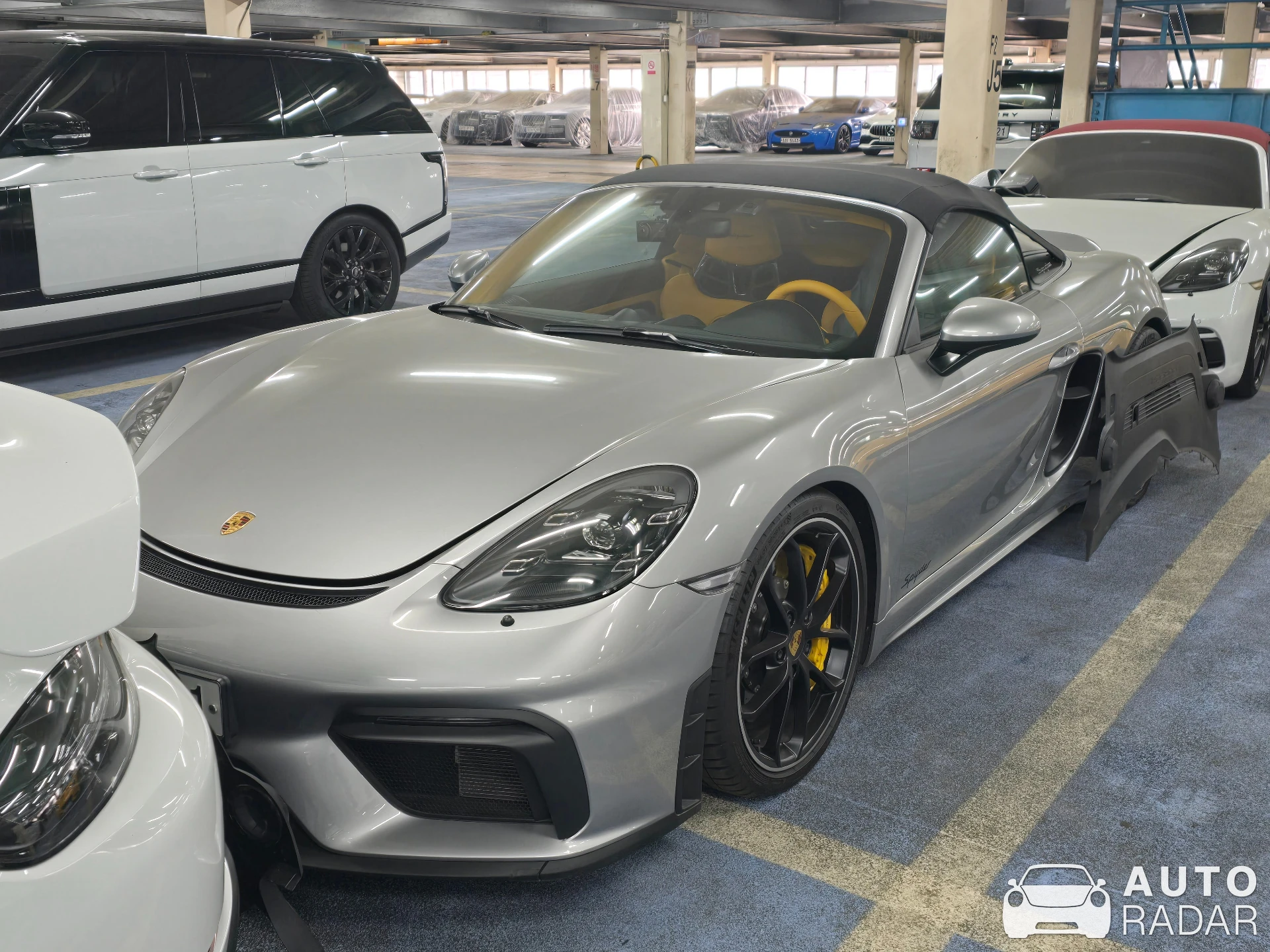 Porsche 718 Spyder spotted in Seocho District, South Korea