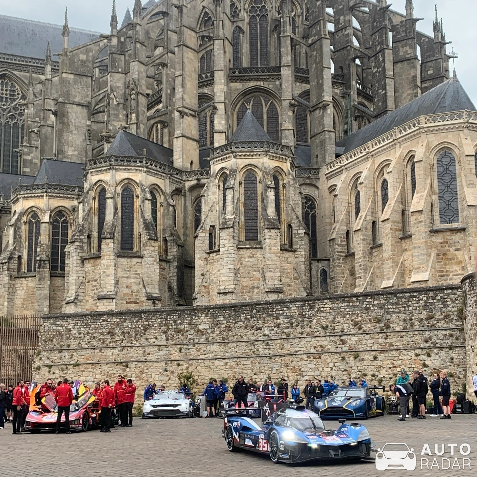 Alpine A424 spotted in Le Mans, France