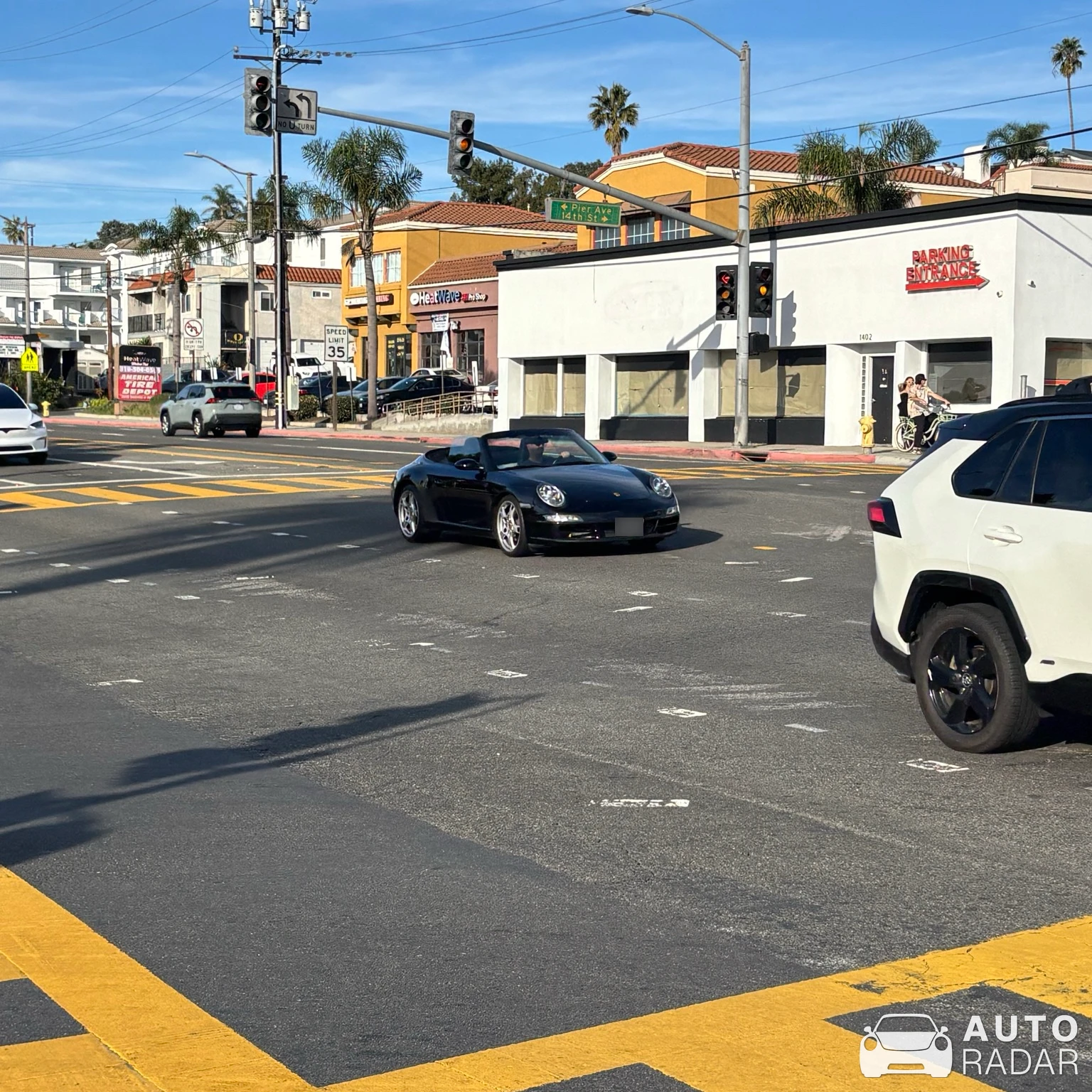 Porsche 997 Carrera S Cabriolet spotted in Hermosa Beach, United States