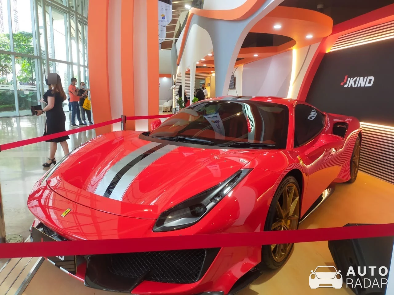 Ferrari 488 Pista spotted in Kabupaten Tangerang, Indonesia