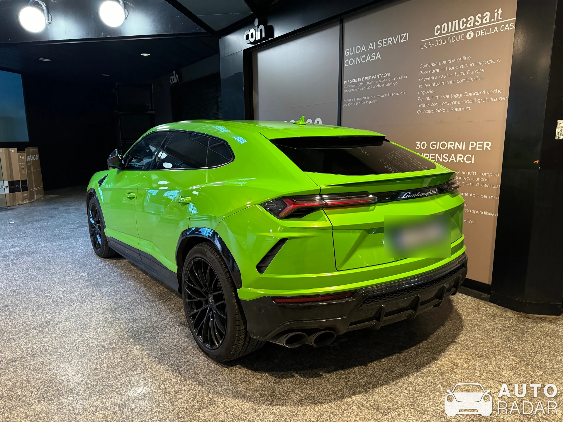 Lamborghini Urus spotted in Piacenza, Italia