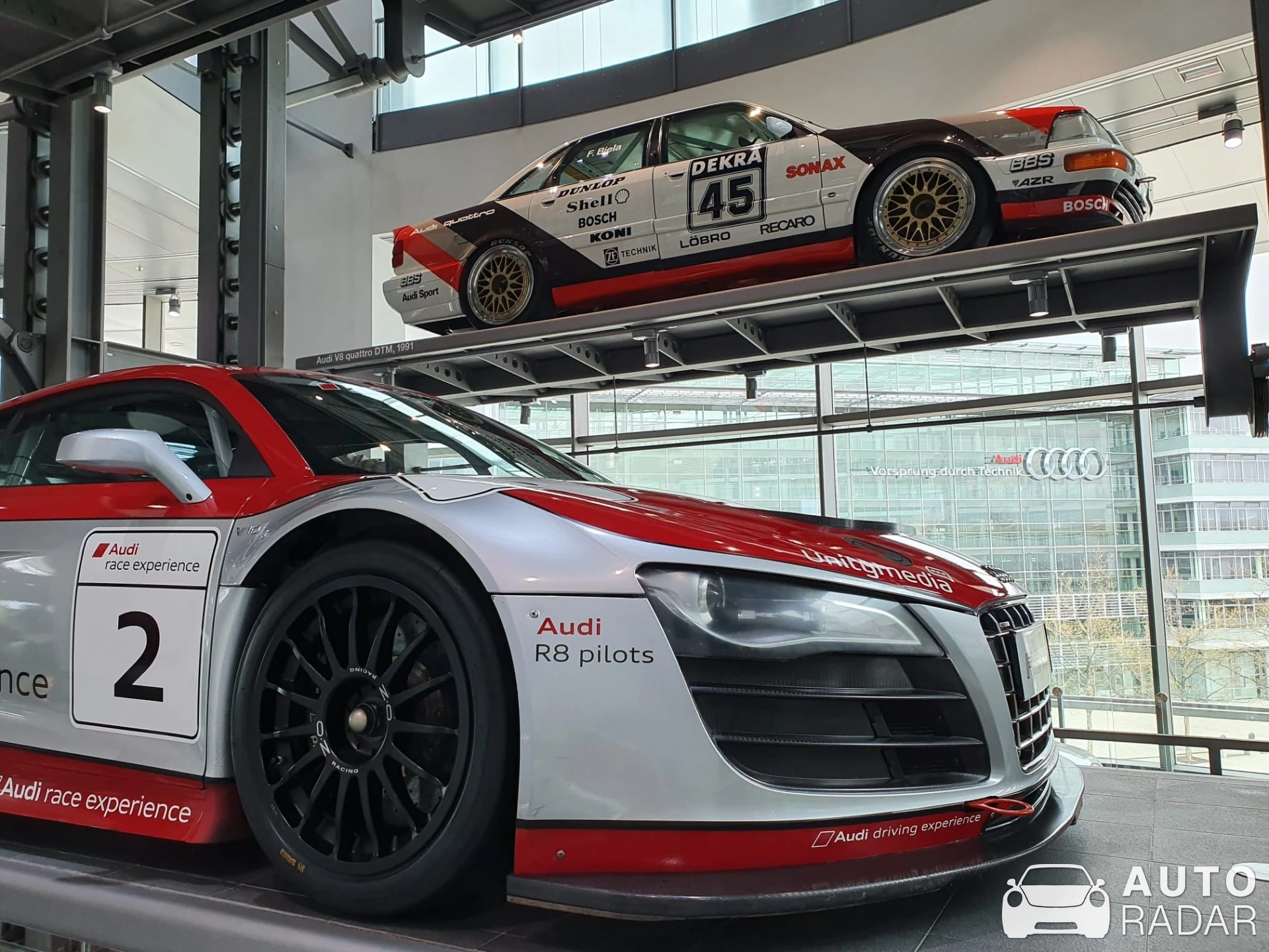 Audi R8 LMS spotted in Ingolstadt