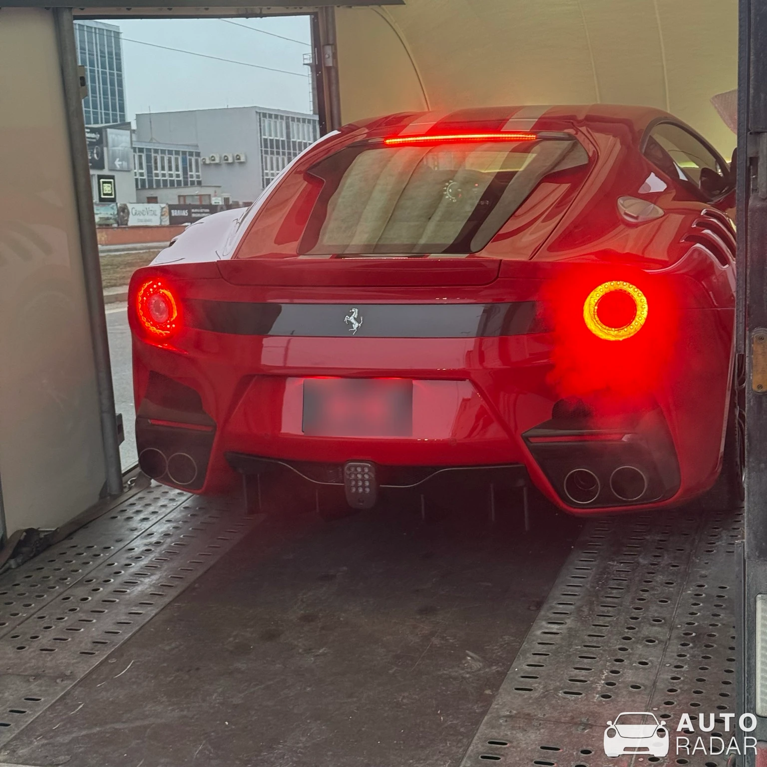 Ferrari F12tdf spotted in Praha 9, Czechia