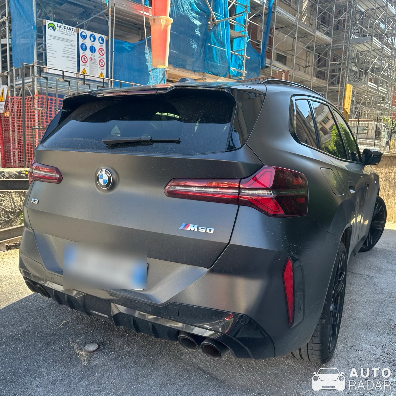 BMW X3 M50 G45 spotted in Aversa