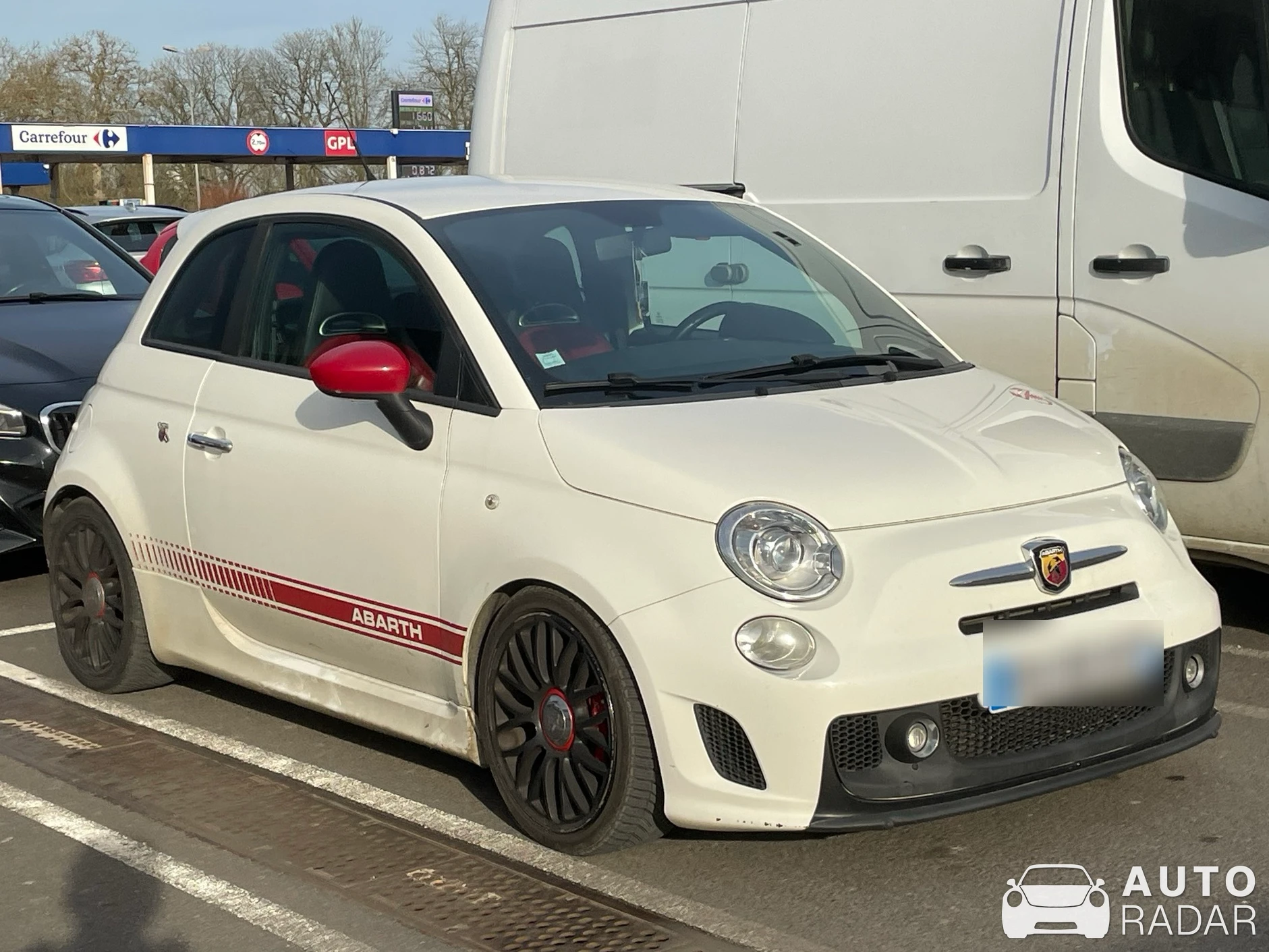 Abarth 595 spotted in Toul, France