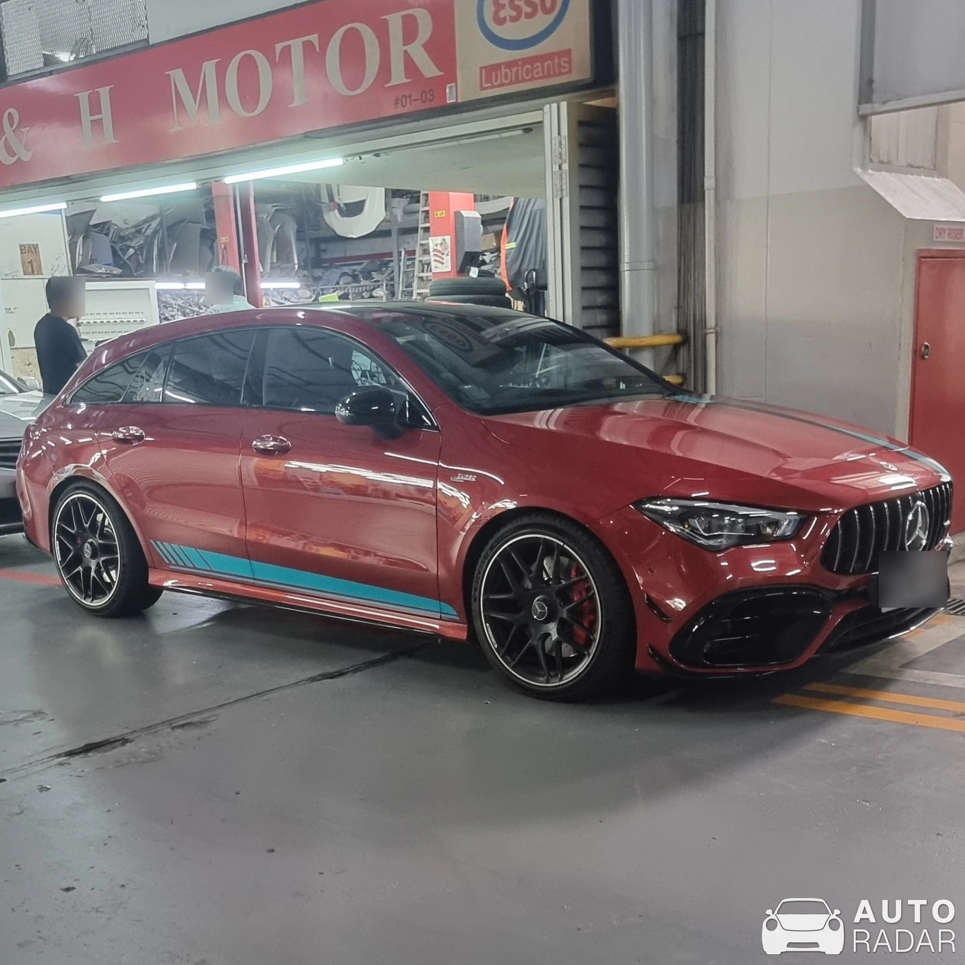 Mercedes-AMG CLA 45 S Shooting Brake X118 spotted in Singapore