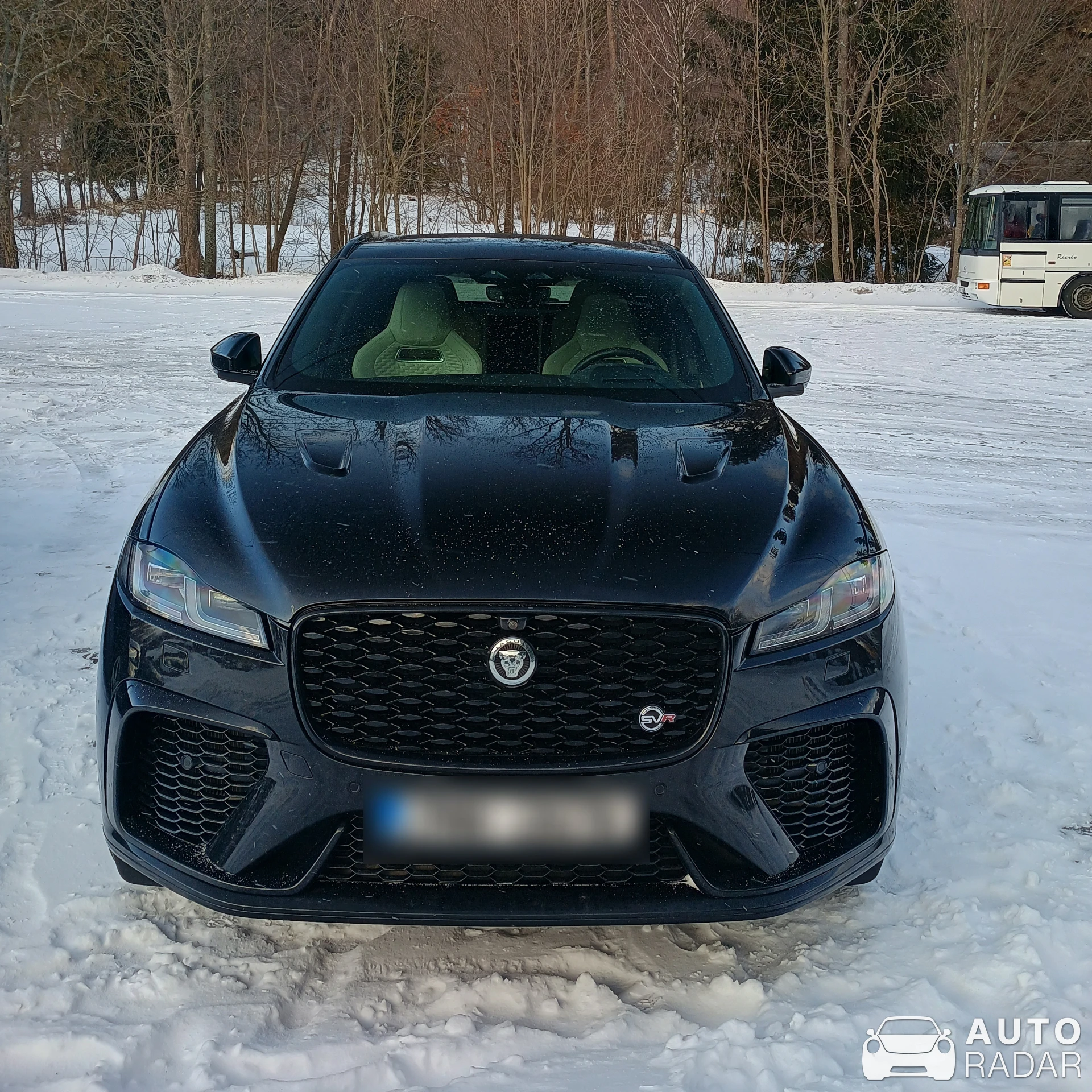 Jaguar F-Type SVR Convertible spotted in Bruntál, Czechia