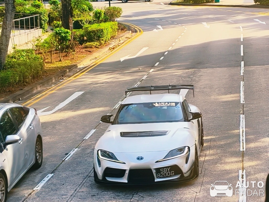 Toyota GR Supra A90 RZ spotted in Singapore
