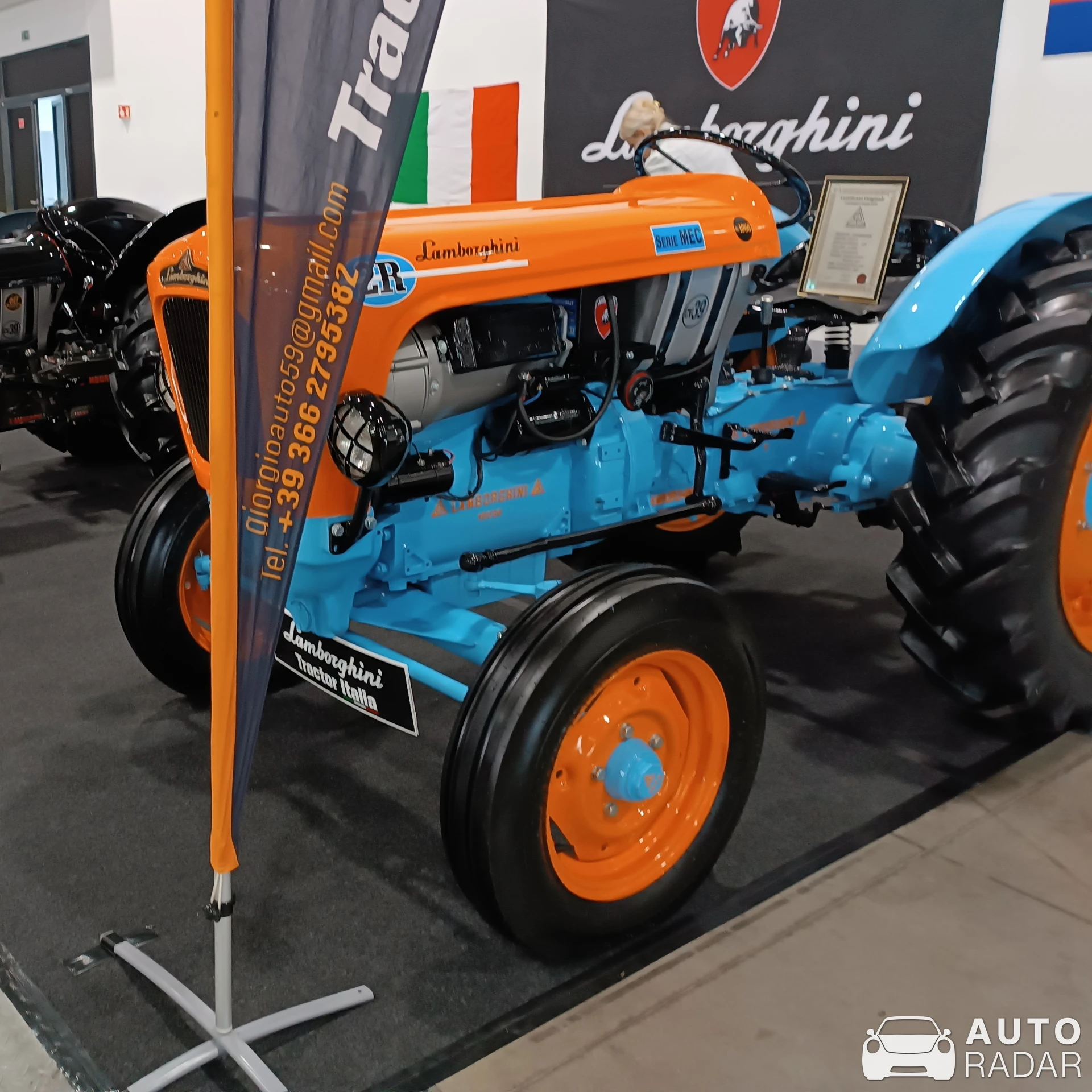 Lamborghini DL25 Tractor spotted in Budapest, Hungary