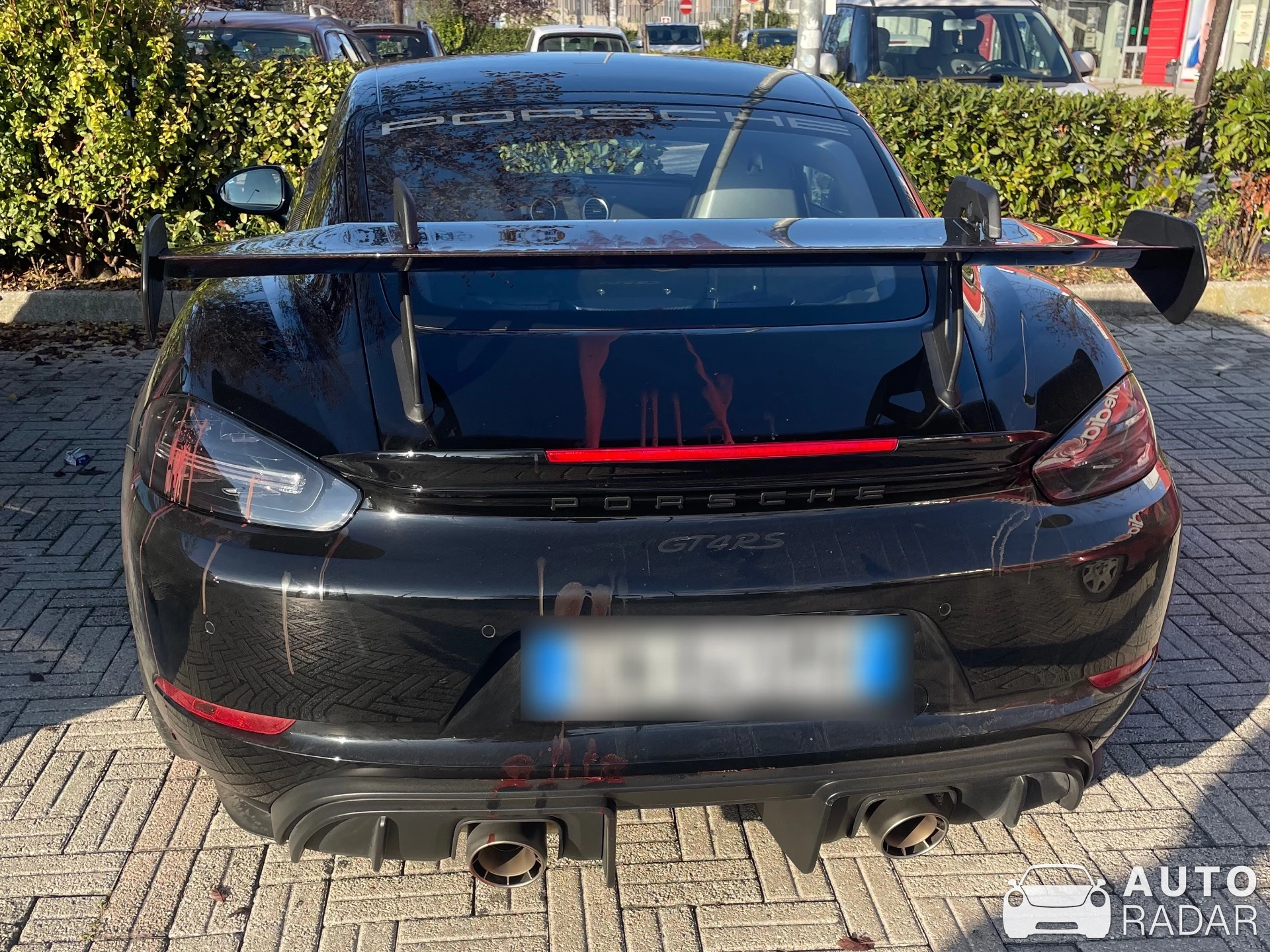 Porsche 718 Cayman GT4 RS spotted in Ancona, Italy