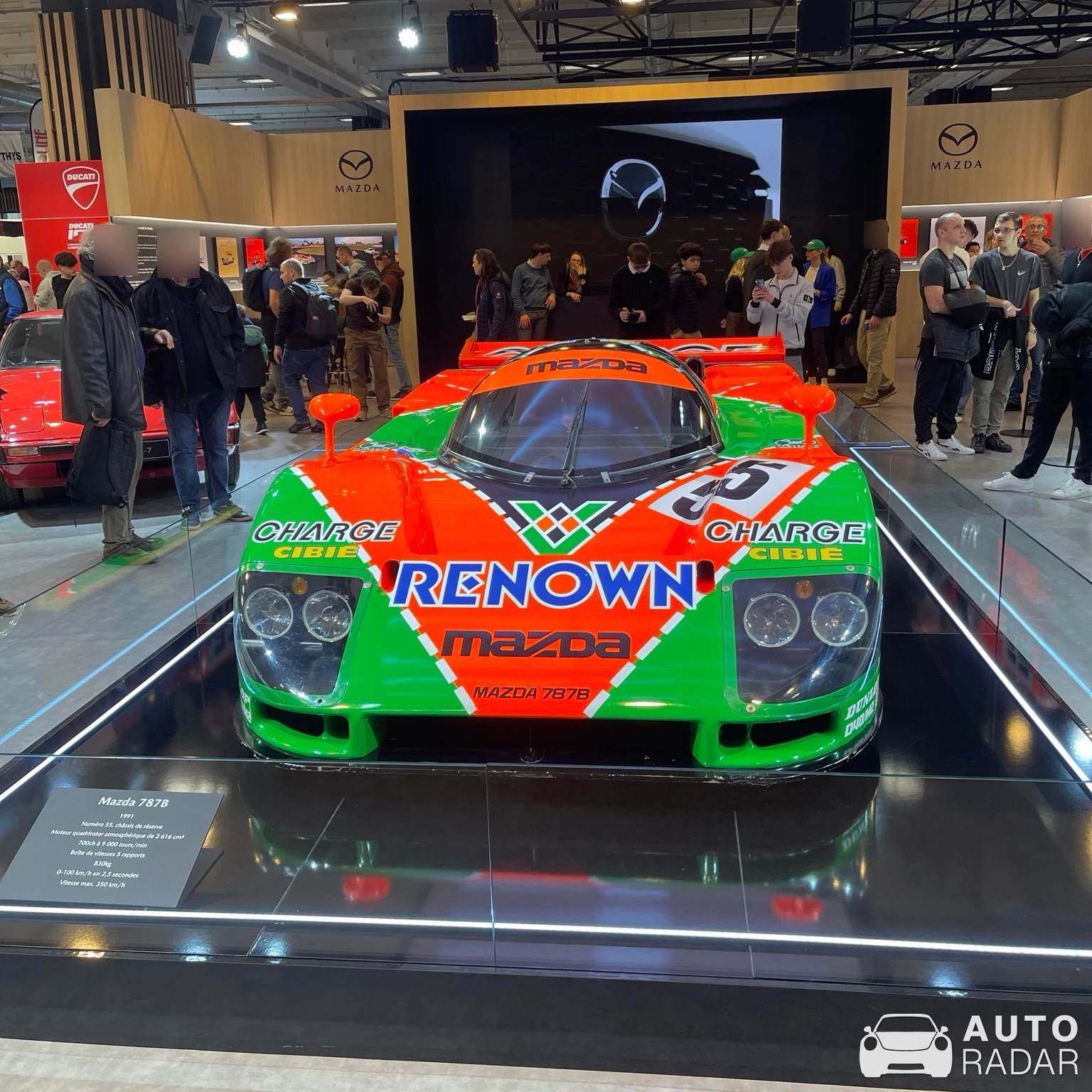 Mazda 787B spotted in Vanves, France