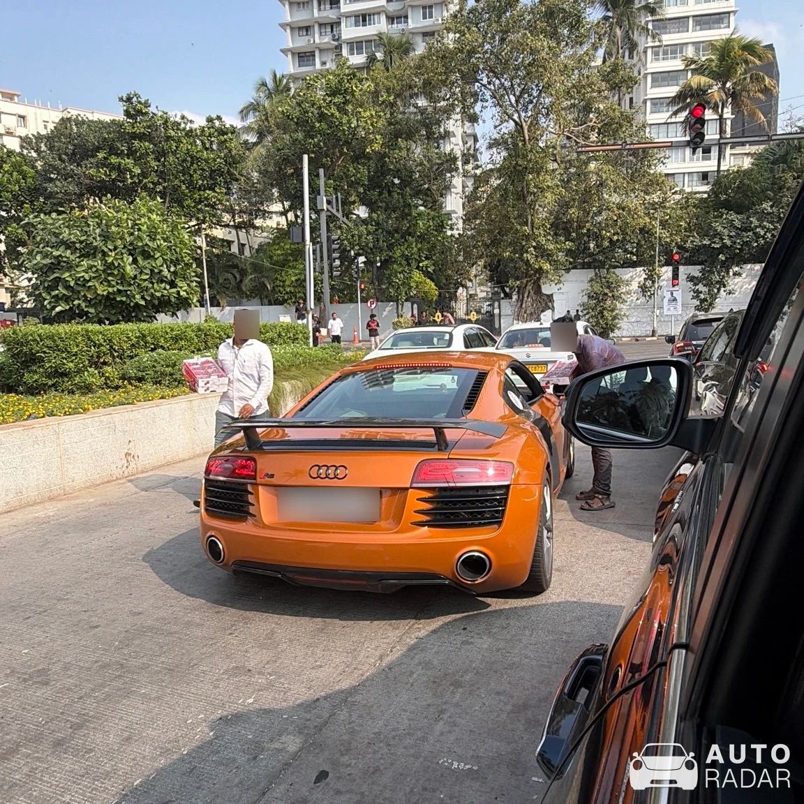 Audi R8 V10 spotted in Mumbai, India