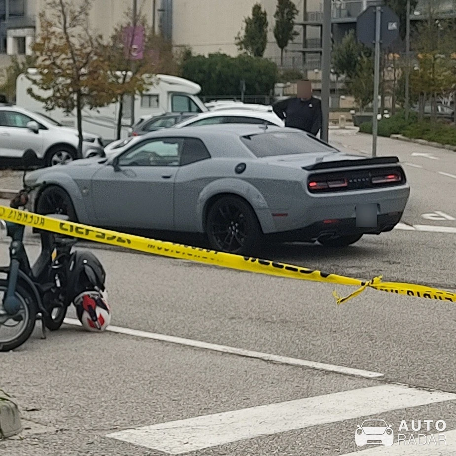 Dodge Challenger SRT spotted in Villesse, Italy