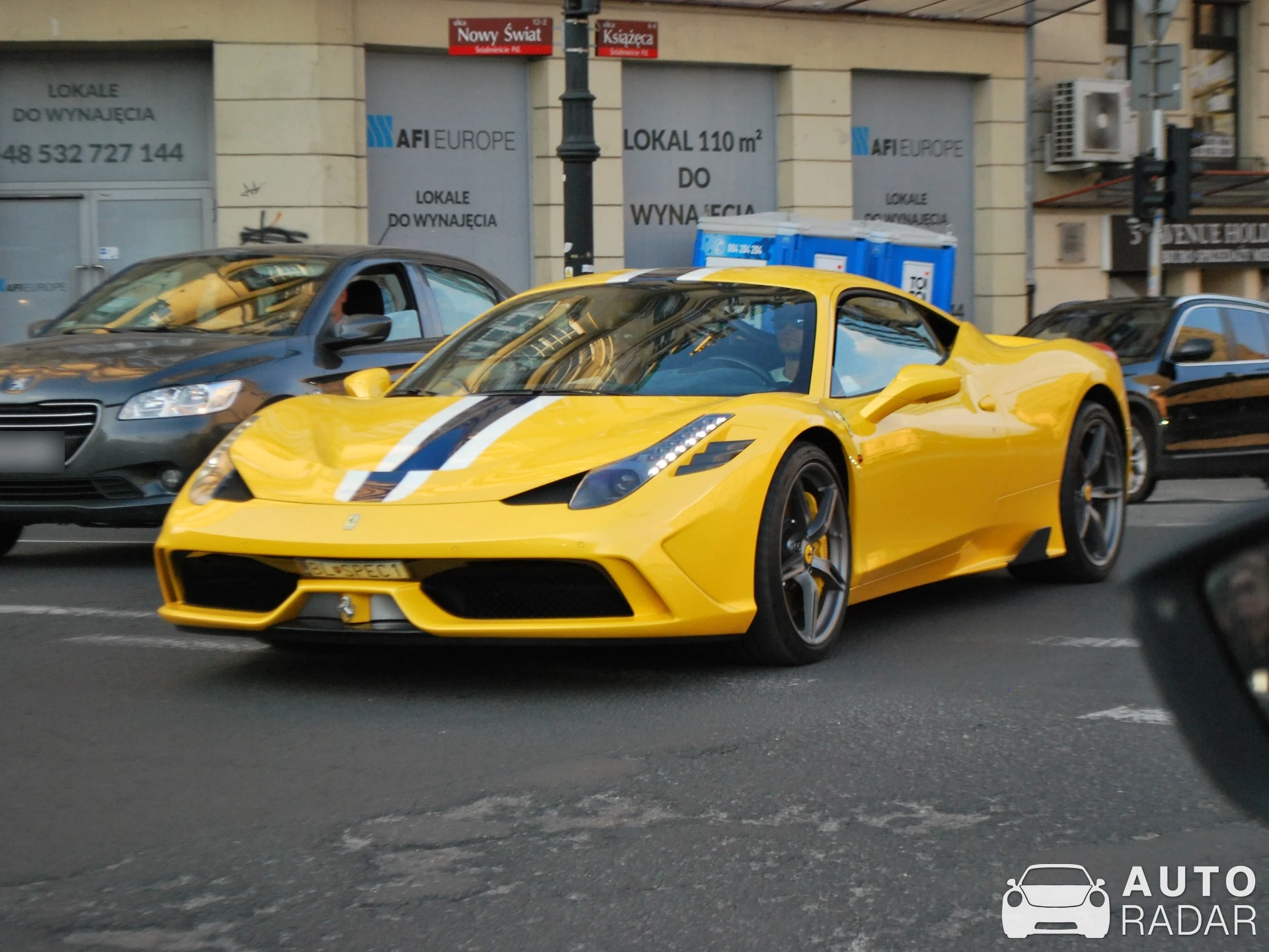 Ferrari 458 Speciale spotted in Warszawa, Poland