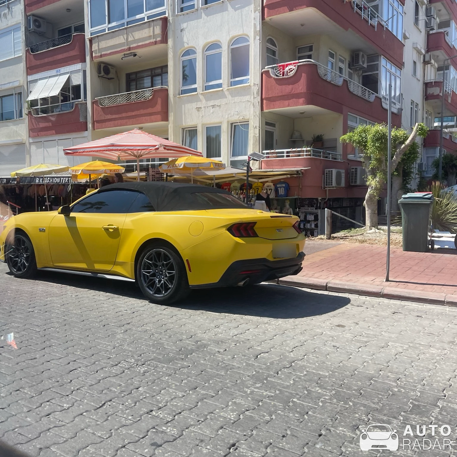 Ford Mustang GT Convertible spotted in Alanya