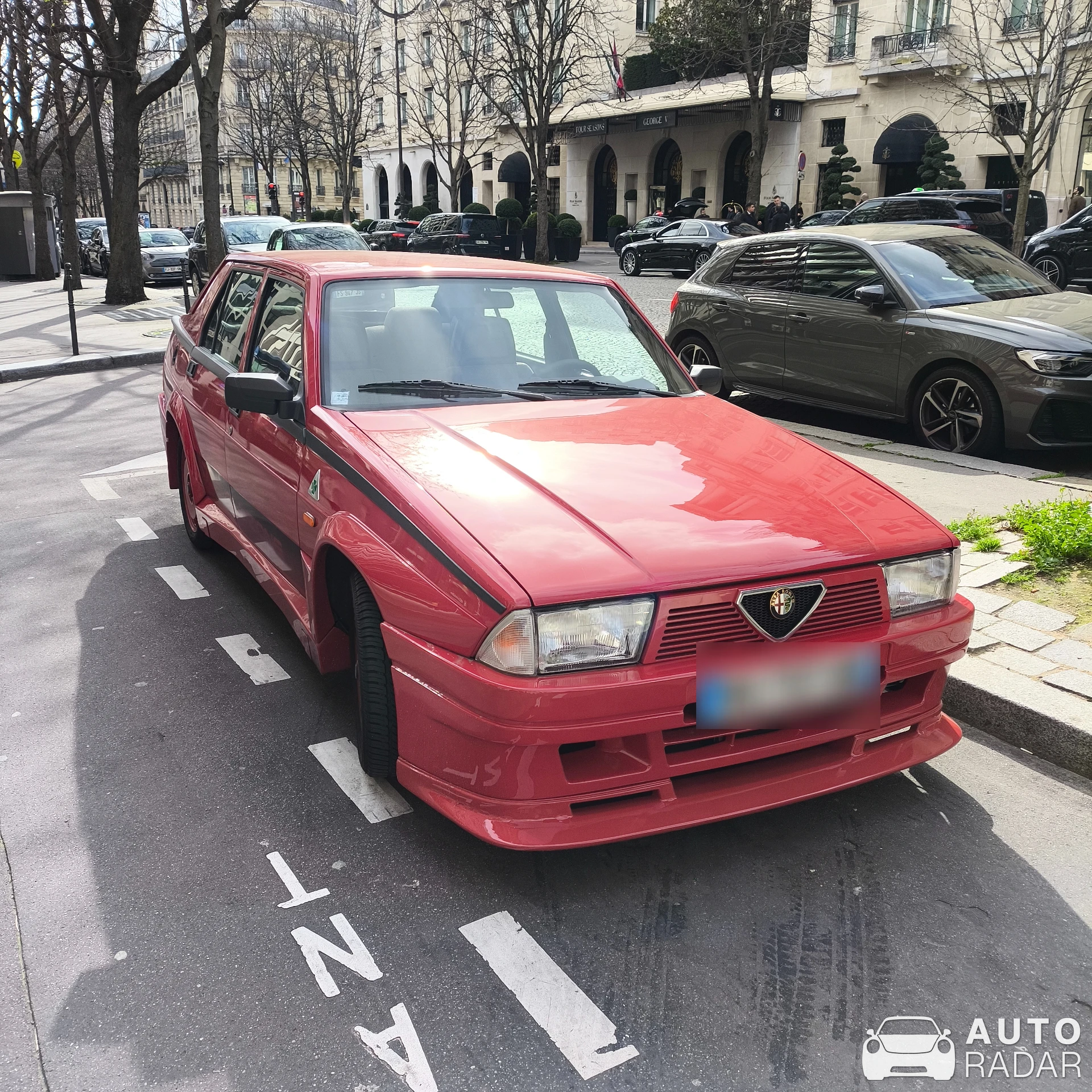 Alfa Romeo 75 Turbo Evoluzione spotted in Paris
