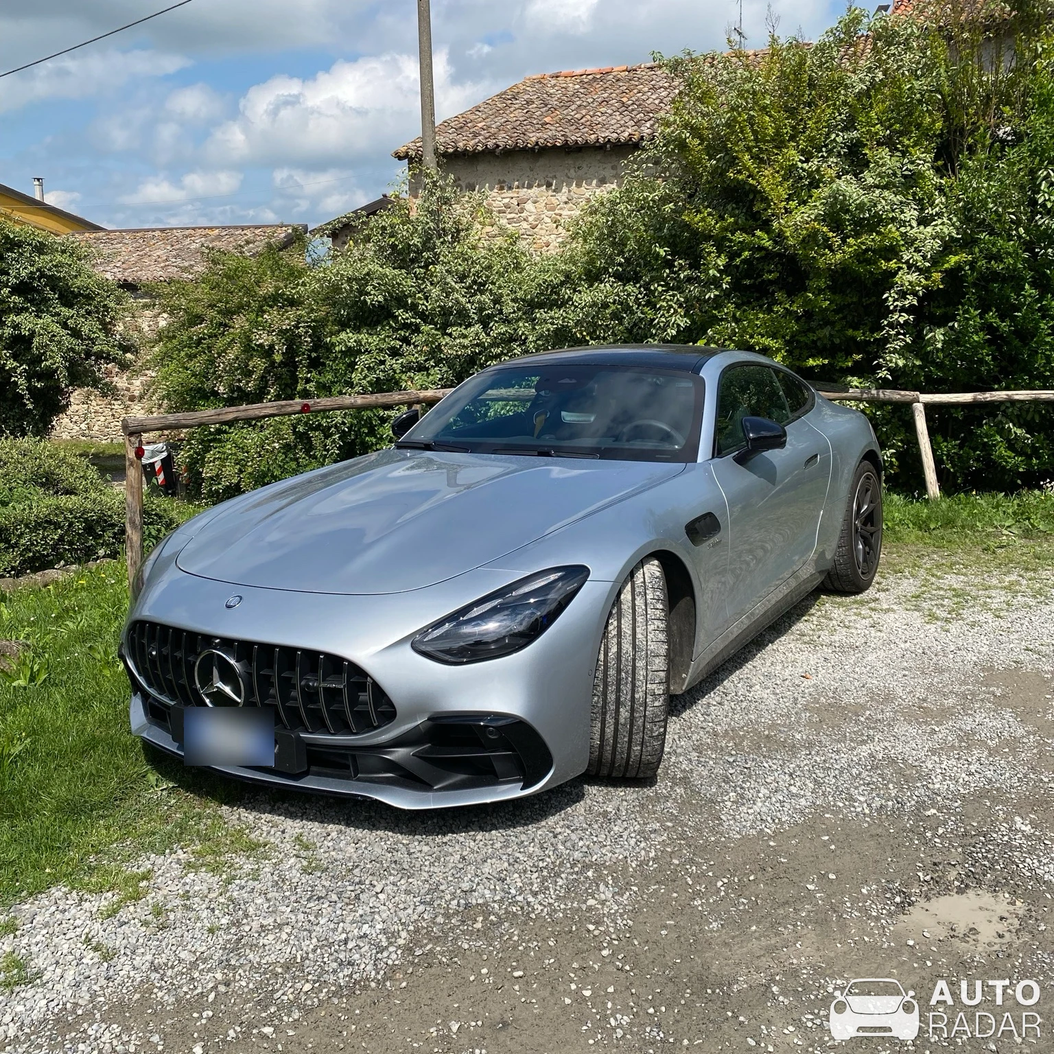 Mercedes-AMG GT 55 spotted in Villa Carbognani