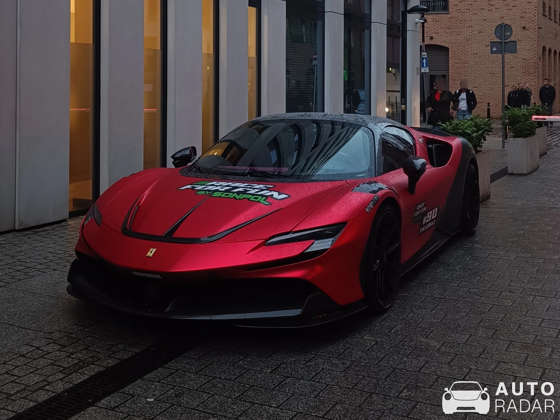 Ferrari SF90 Stradale Novitec Rosso spotted in Gdańsk