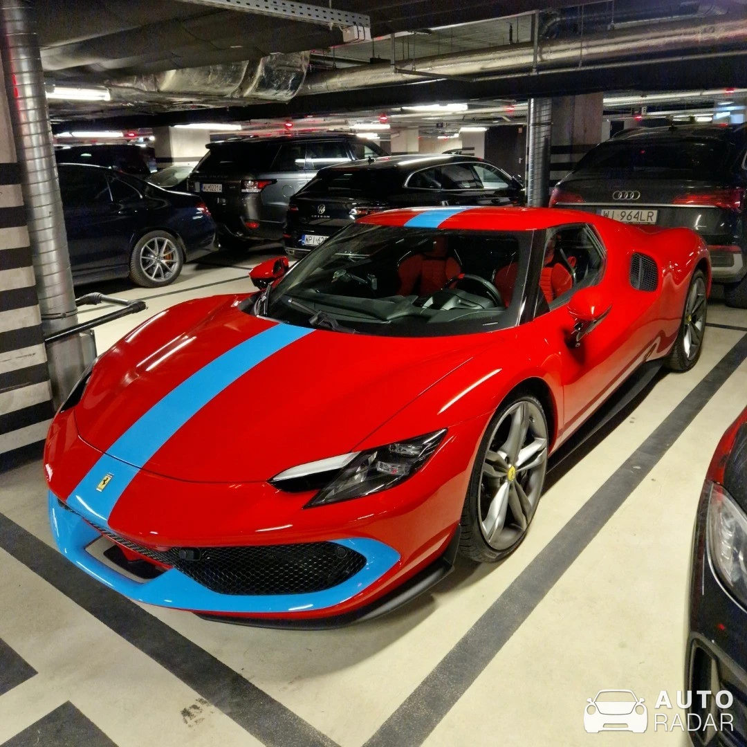 Ferrari 296 GTB spotted in Warszawa, Poland