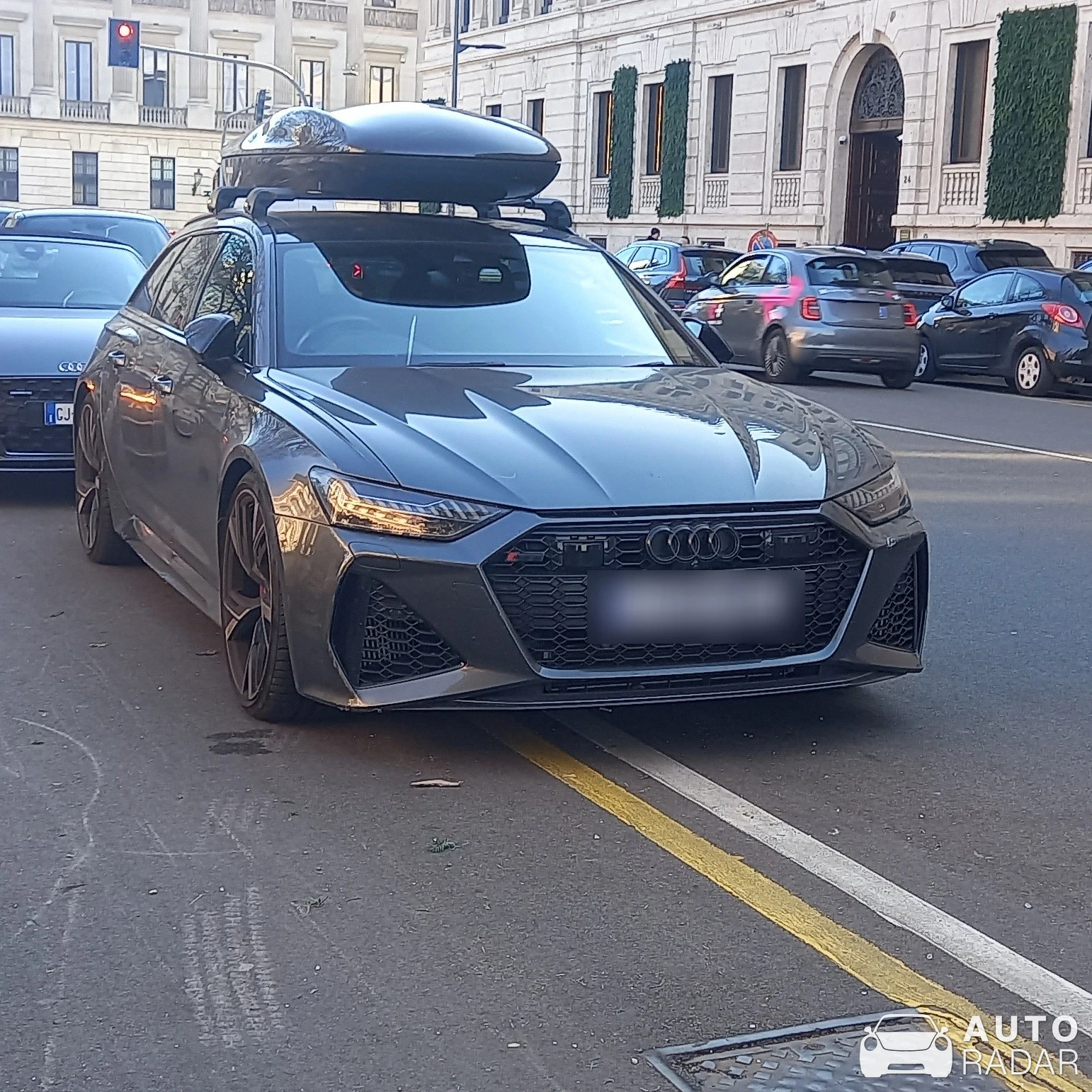 Audi RS6 Avant C8 spotted in Milan, Italy