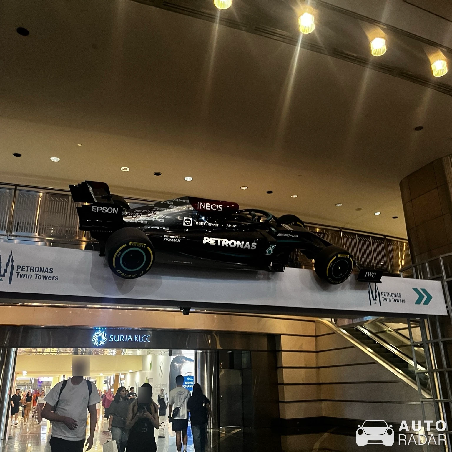 Mercedes-AMG F1 W14 E Performance spotted in Kuala Lumpur