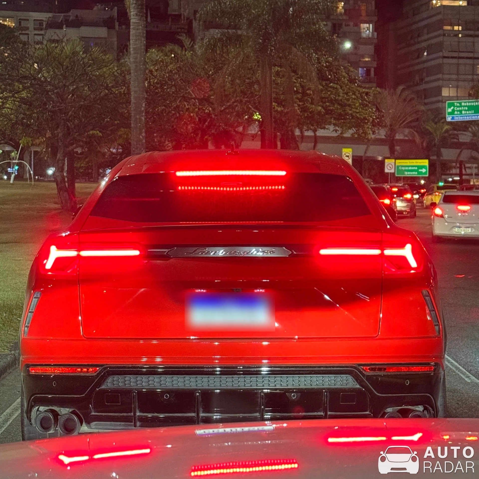 Lamborghini Urus spotted in Lagoa, Brazil