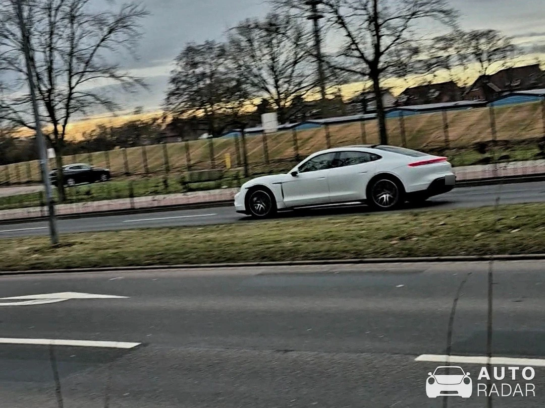 Porsche Taycan spotted in Meppen, Germany