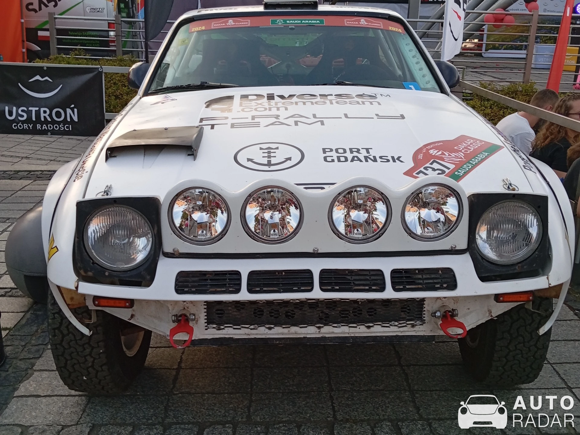 Porsche 924 Dakar spotted in Ustroń