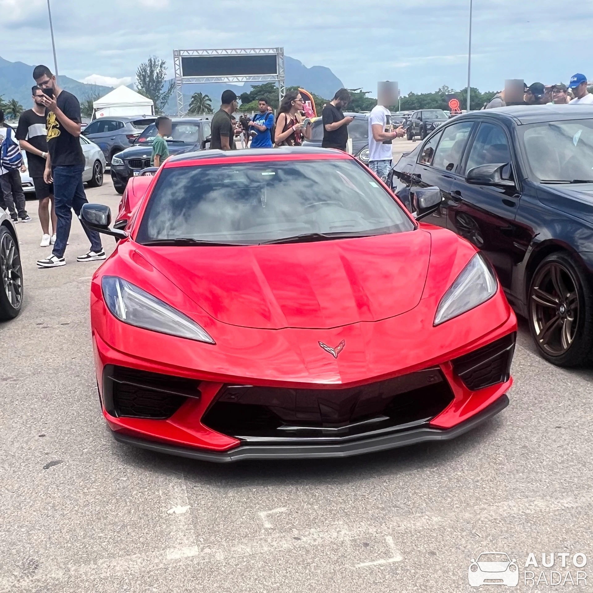 Chevrolet Corvette C8 ZR1 spotted in Barra da Tijuca, Brazil