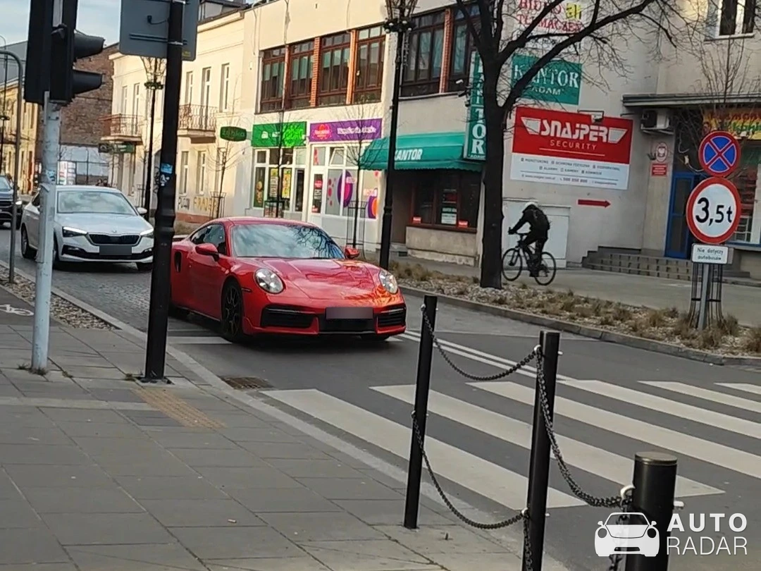 Porsche 992 Turbo MkI spotted in Włocławek, Poland
