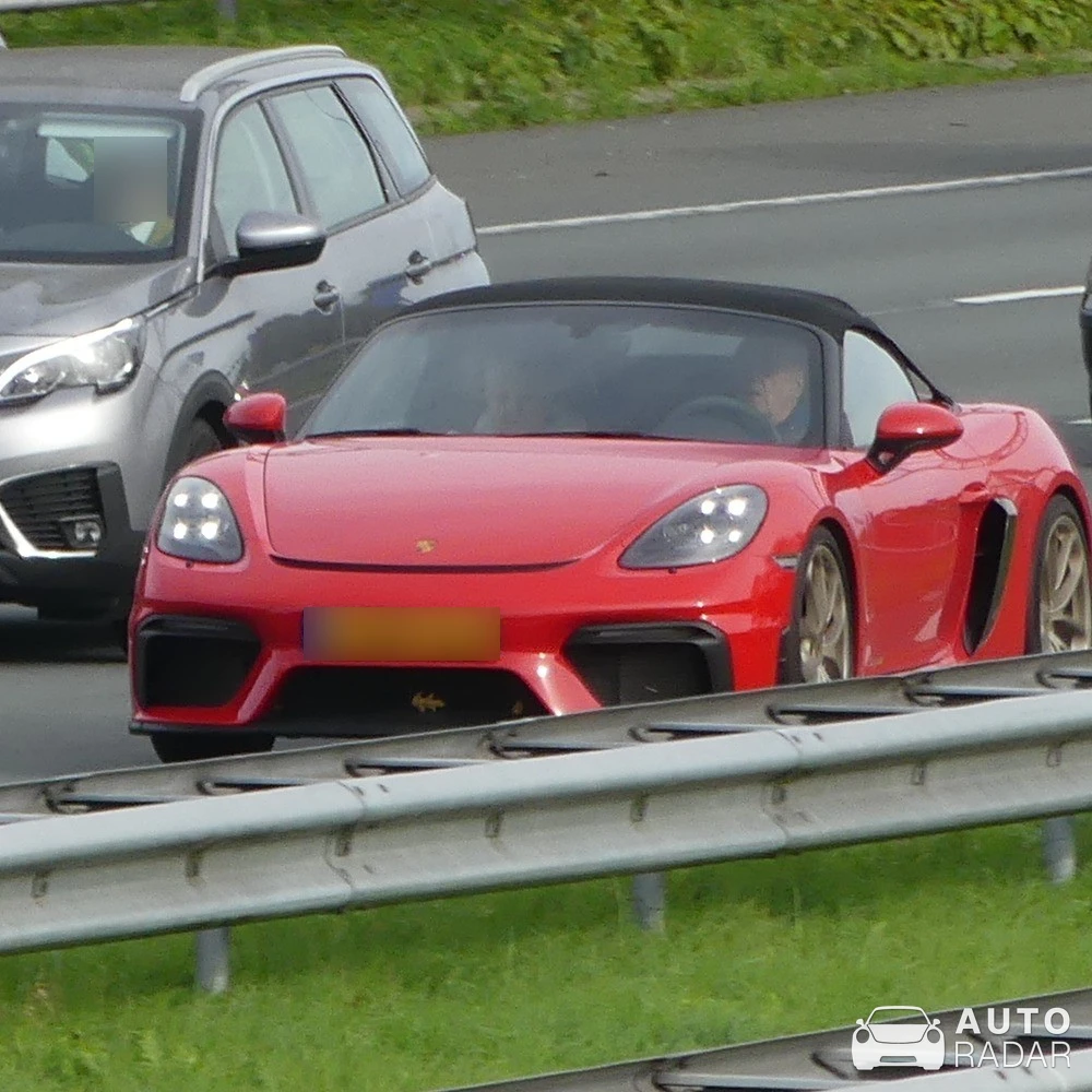 Porsche 718 Spyder spotted in Bunnik, Netherlands