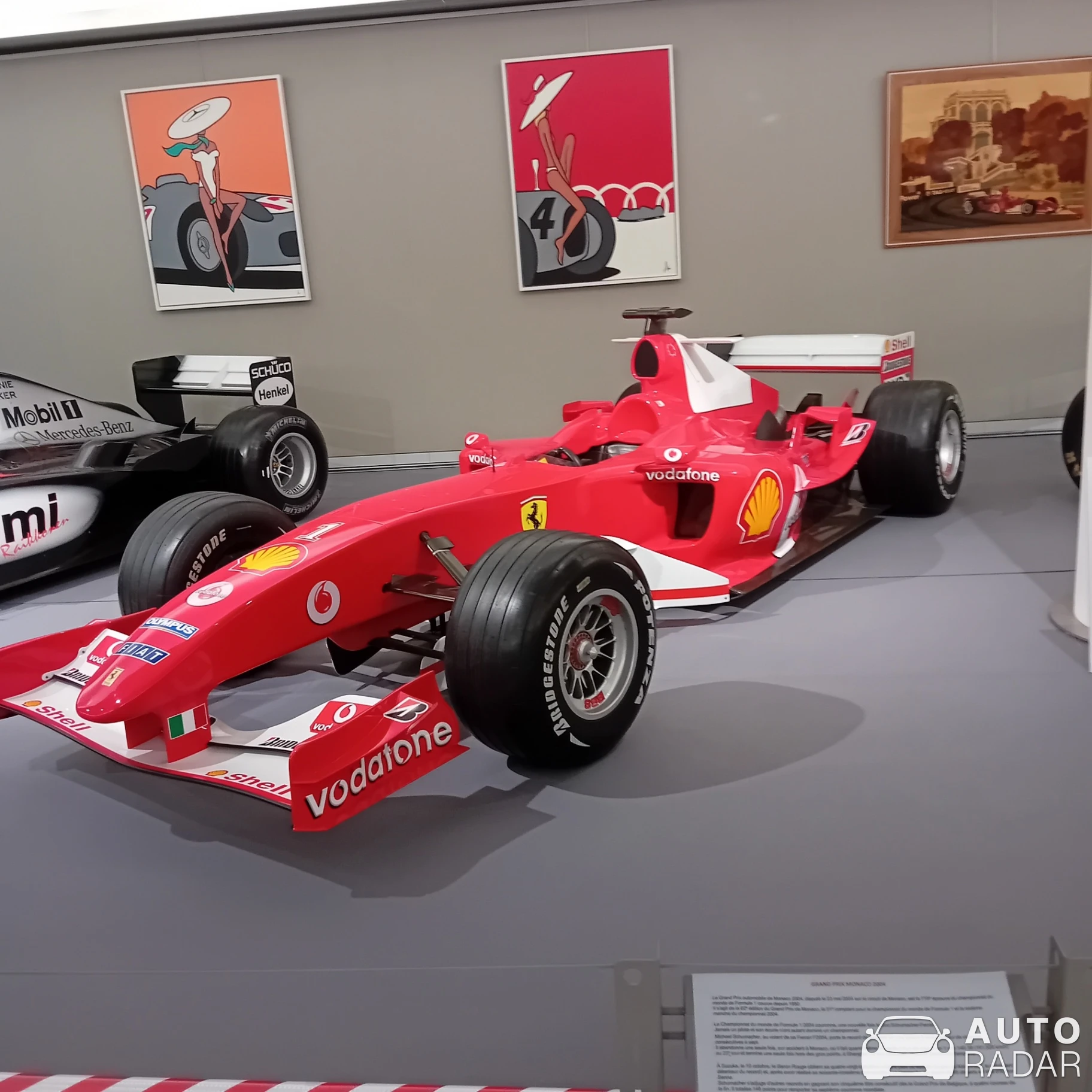 Ferrari F2002 spotted in , Monaco