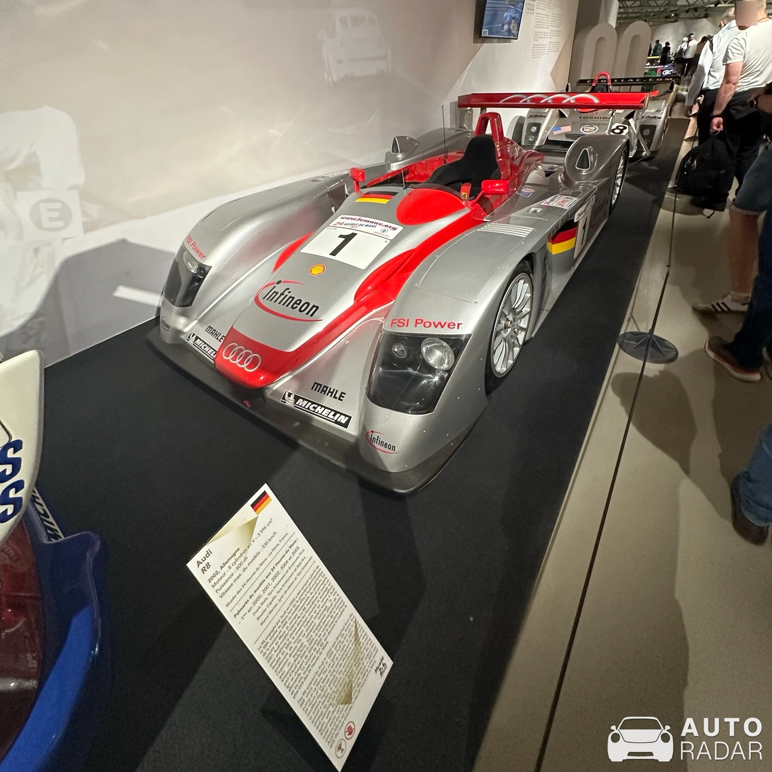 Audi R8 LMP spotted in Le Mans