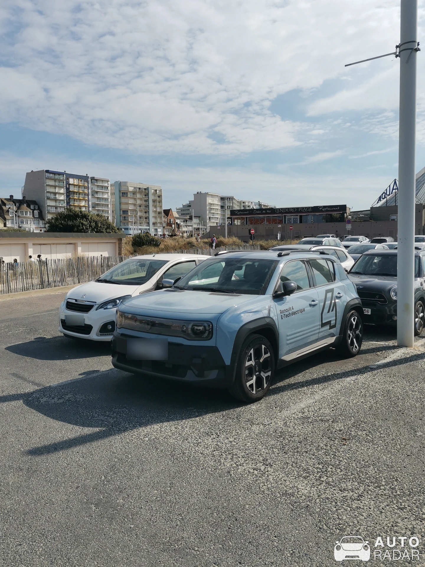Renault 4 E-Tech Mule spotted in Le Touquet-Paris-Plage