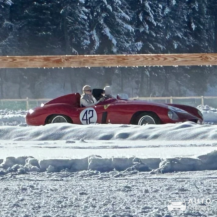 Ferrari 857S spotted in Sankt Moritz, Schweiz