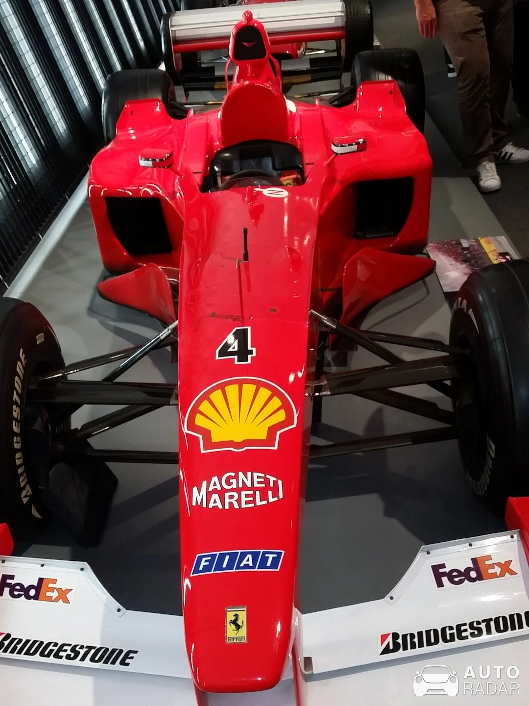 Ferrari F2001 spotted in Maranello
