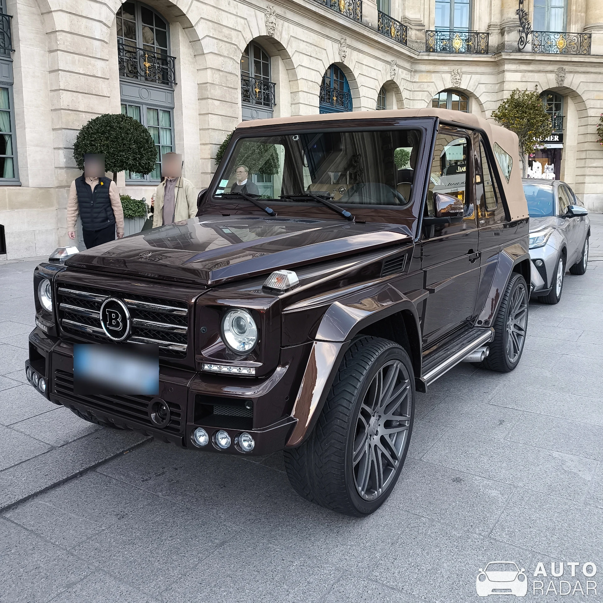 Mercedes-AMG Brabus G 500 4x4² spotted in Paris, France