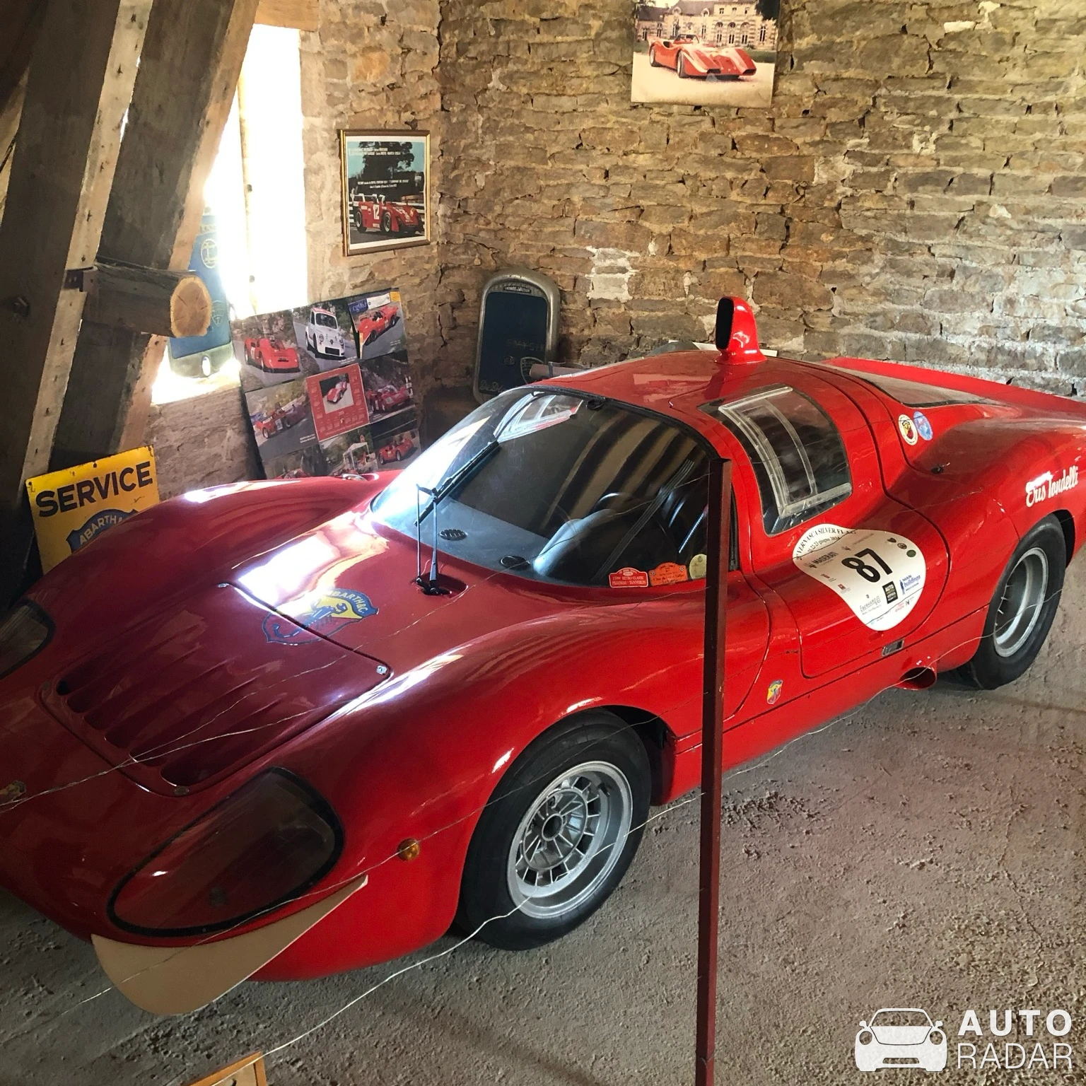 Abarth 2000 OT spotted in Savigny-lès-Beaune