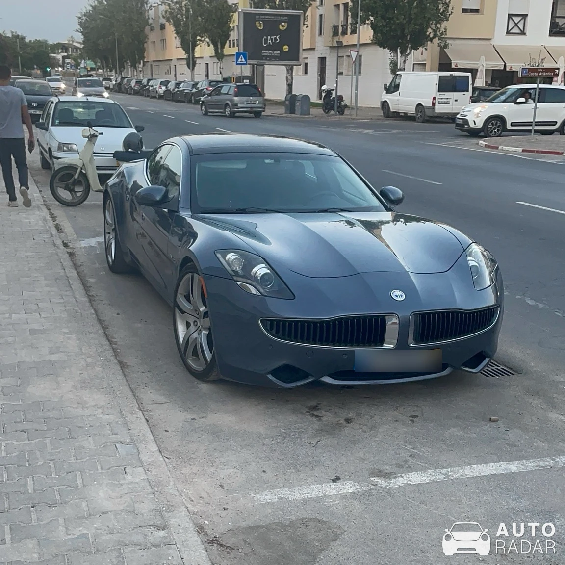Fisker Karma spotted in Tavira