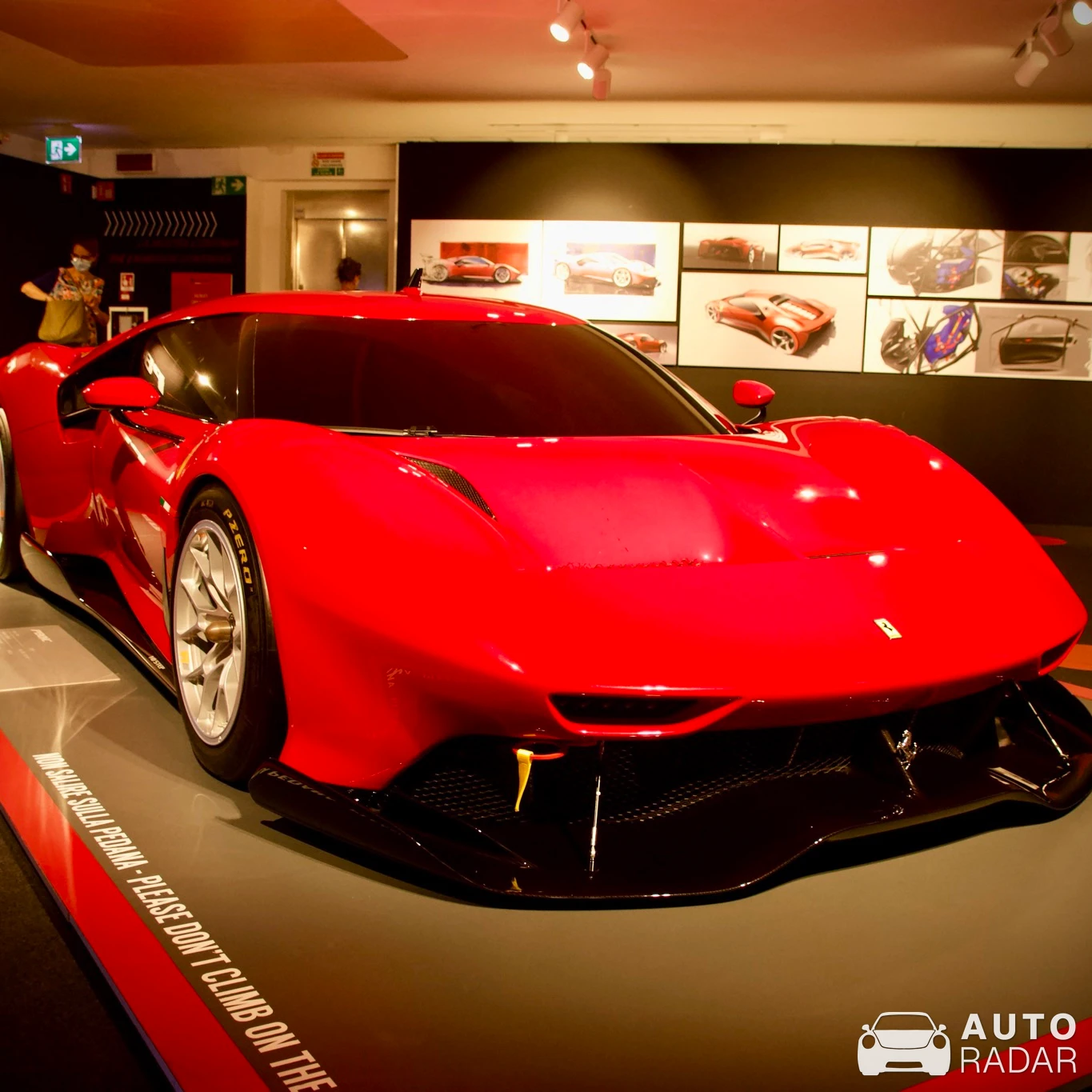 Ferrari P80/C spotted in Maranello