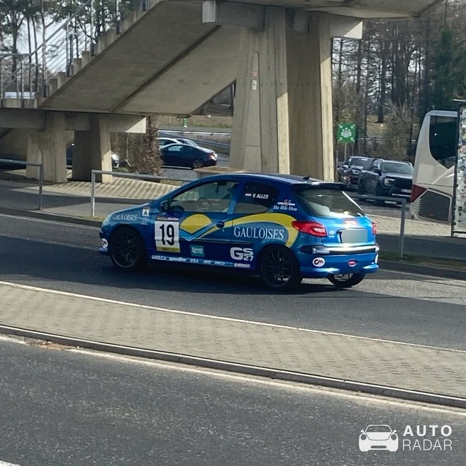 Peugeot 206 1.6 Rallye spotted in Nürburg