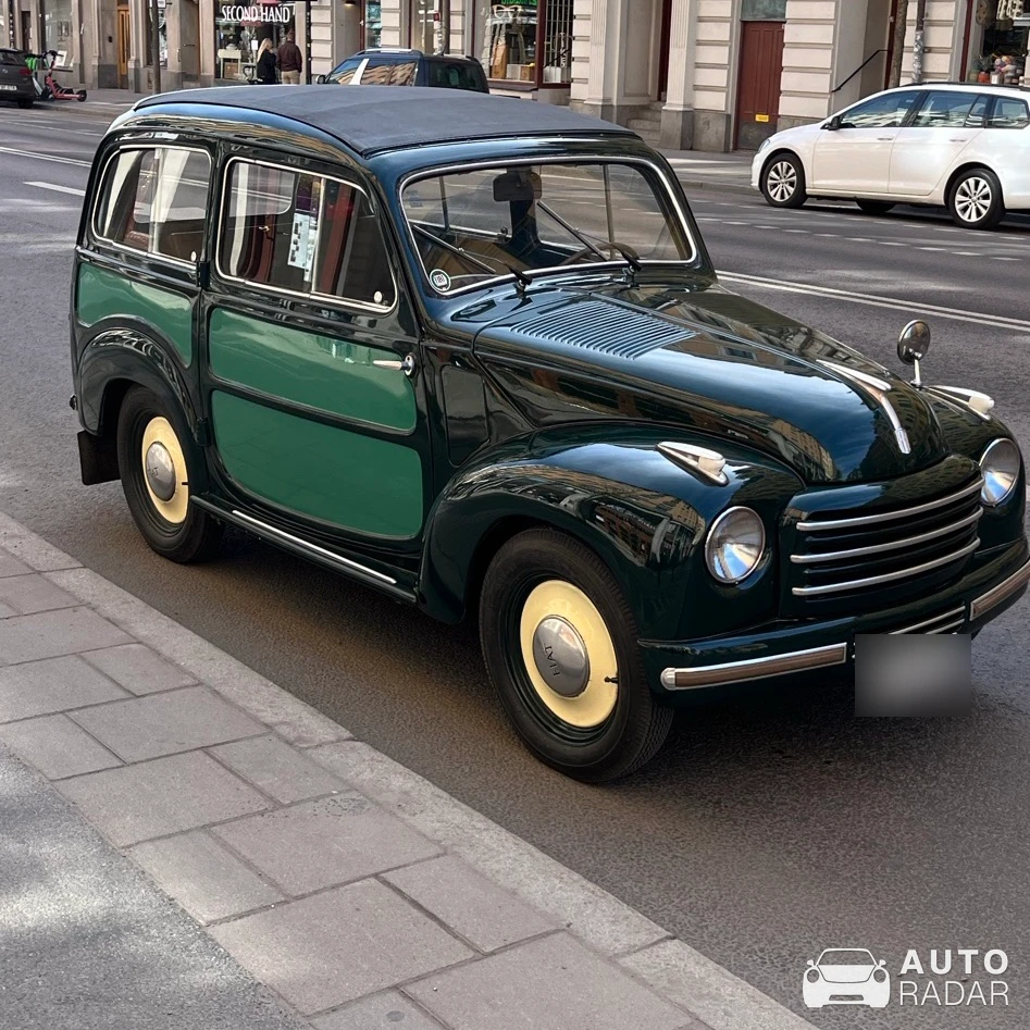 Fiat 500C Giardinetta spotted in Södermalm, Sverige